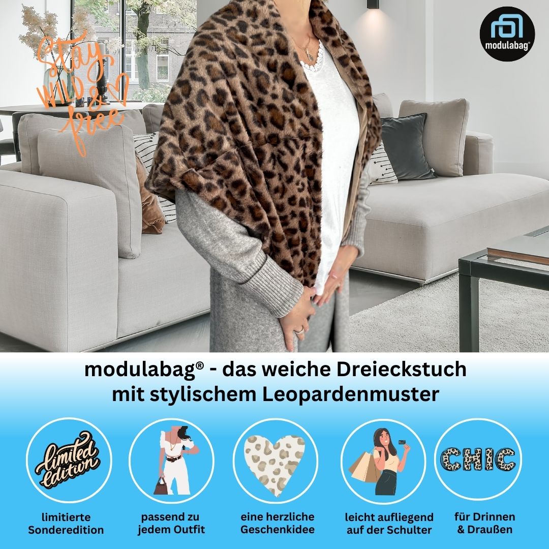 Dreieckstuch Leo XXL