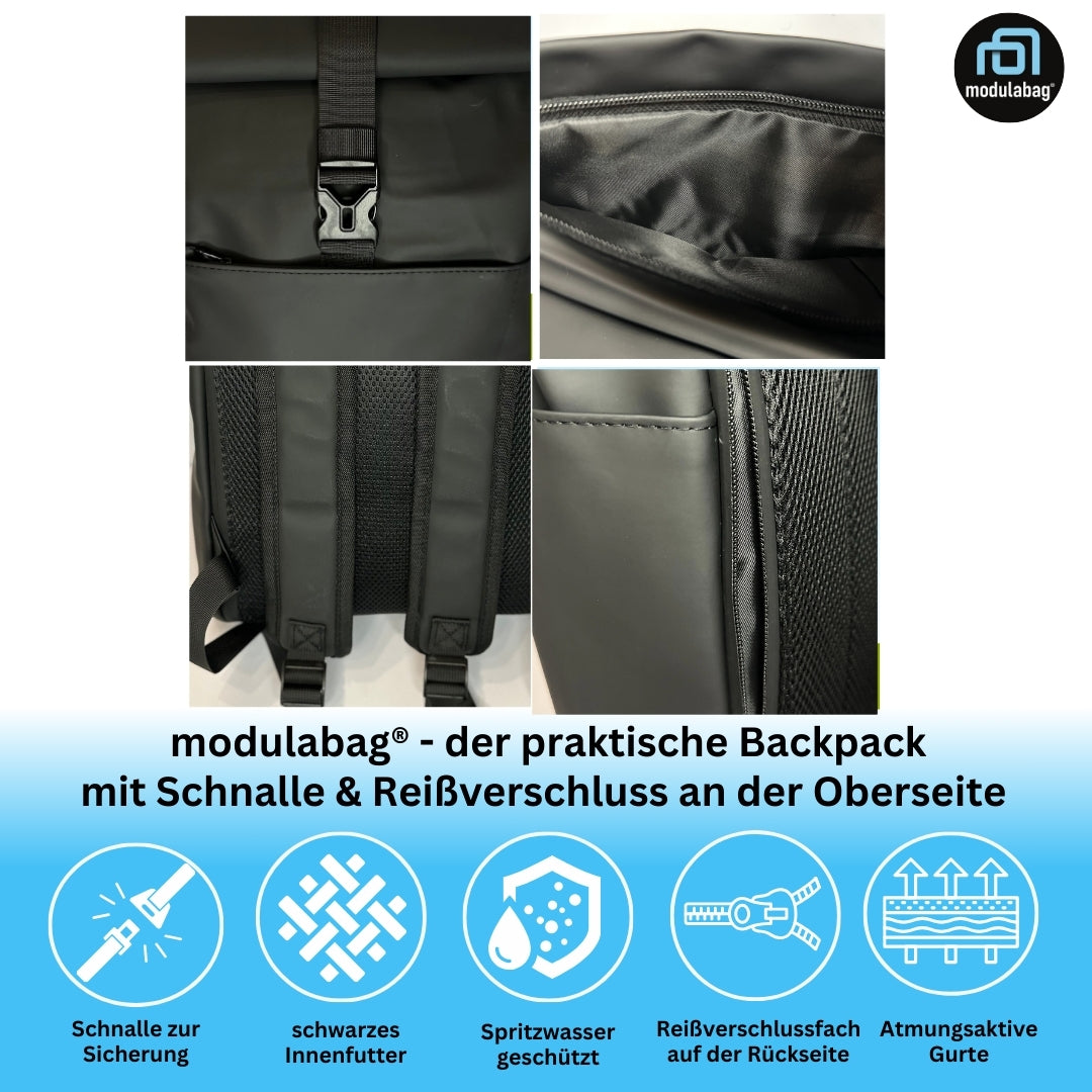 Rucksack spritzwasserabweisend atmungsaktiv gepolstert Medi Size ca. 12l