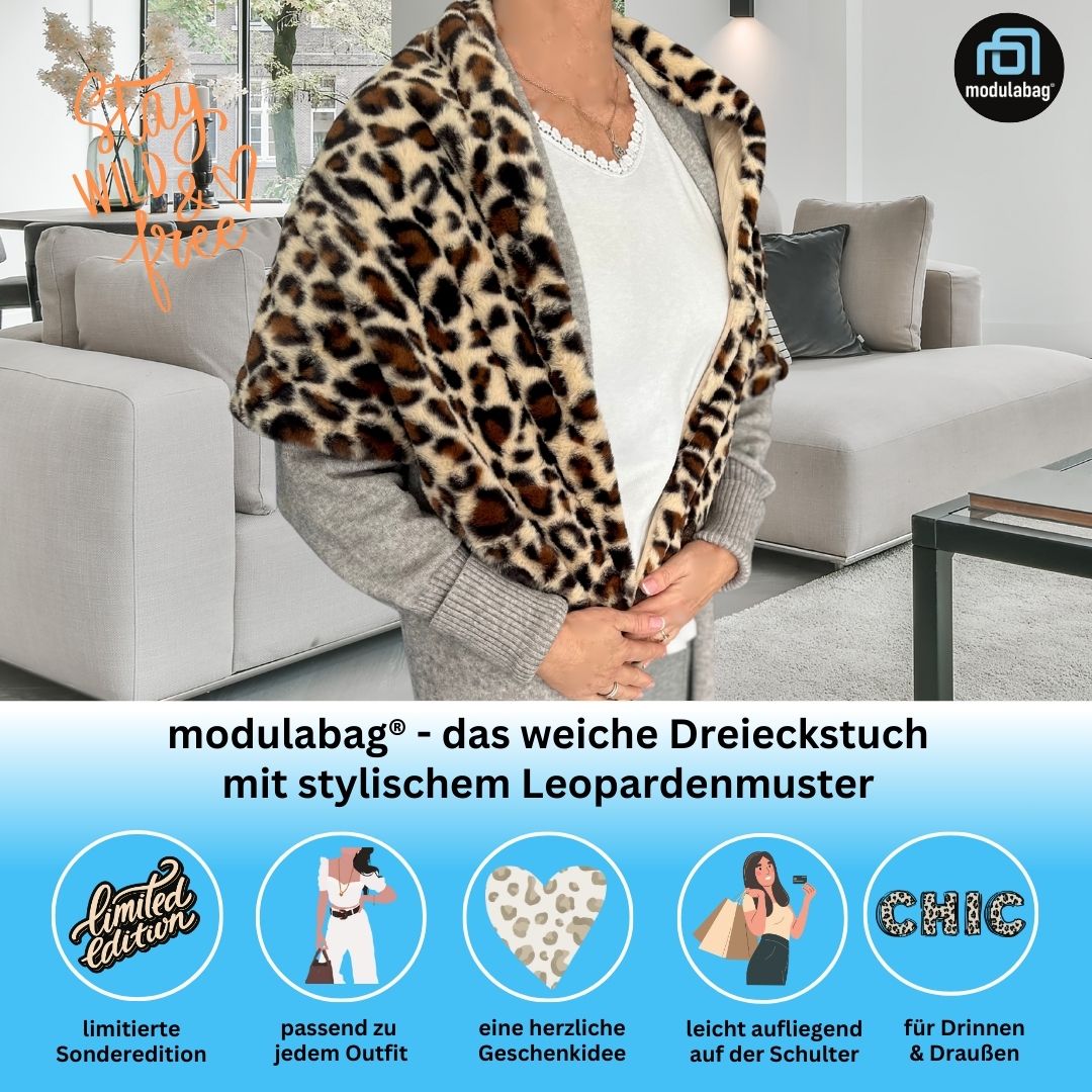 Dreieckstuch Leo XXL