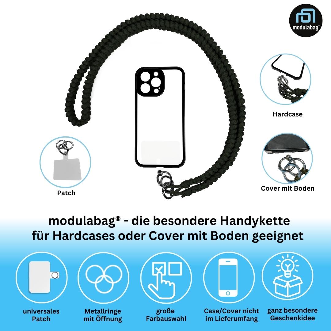 Handykette per Hand geflochten