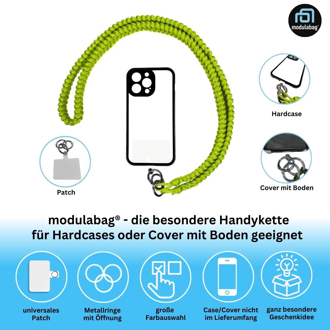 Handykette per Hand geflochten