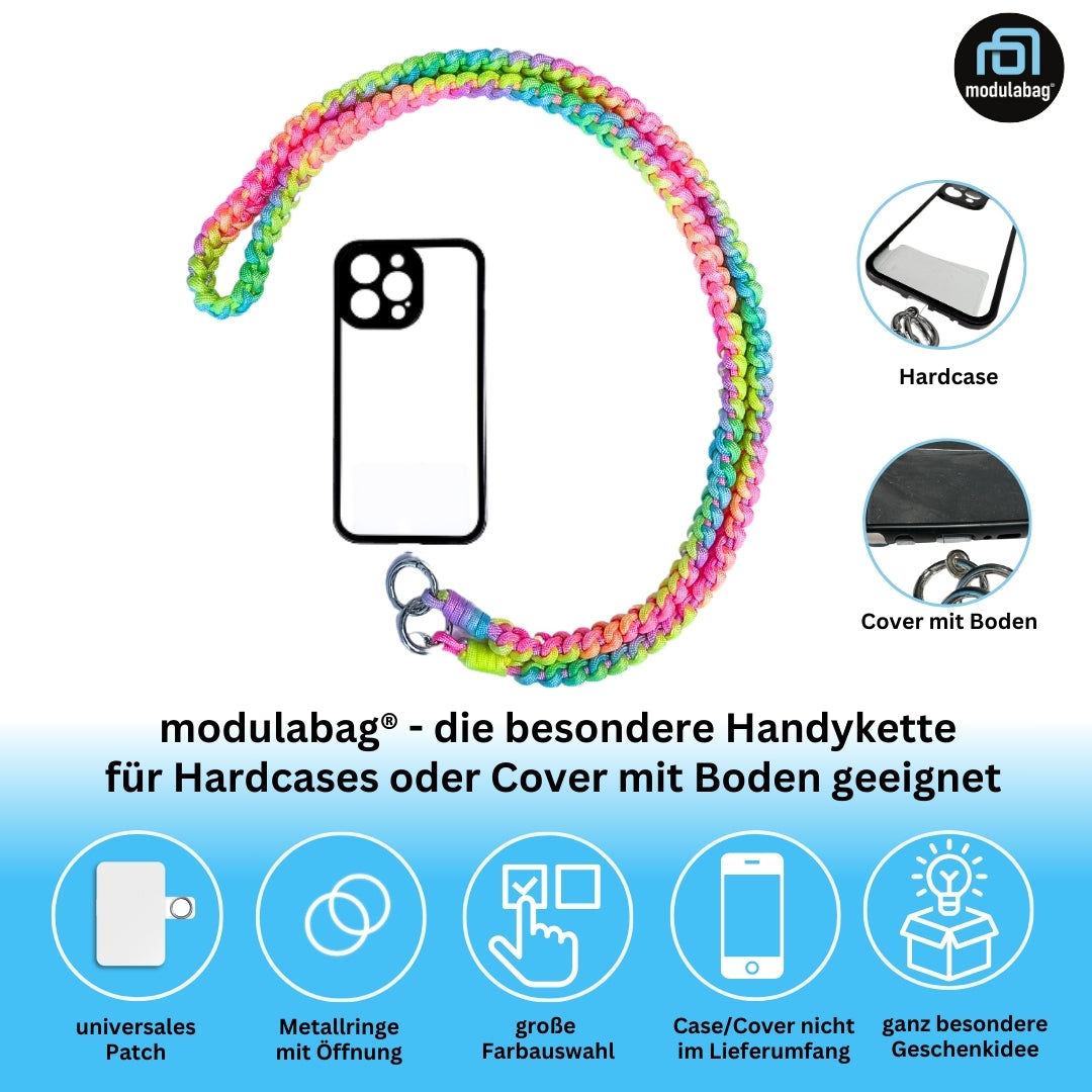 Handykette per Hand geflochten