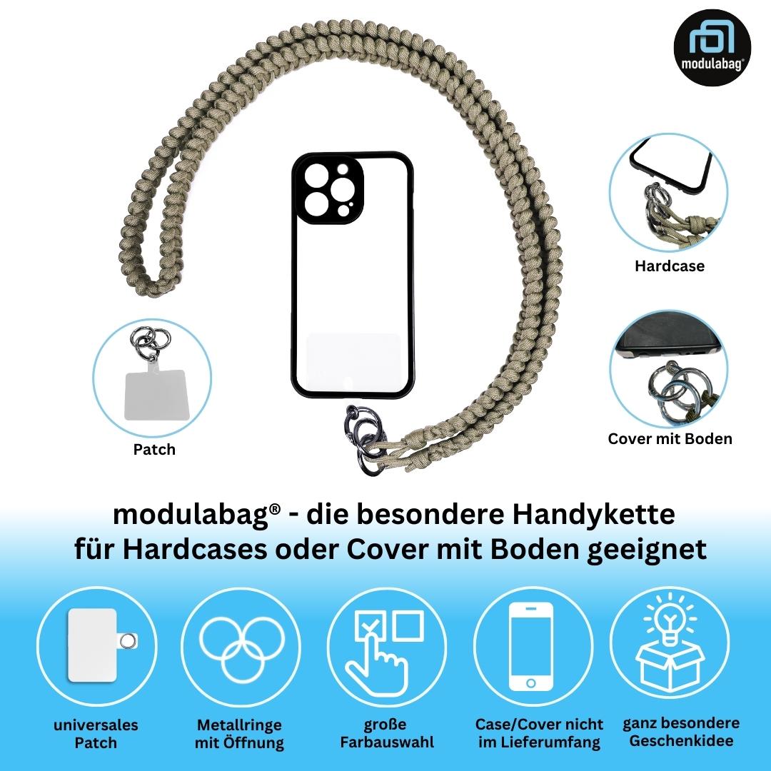 Handykette per Hand geflochten